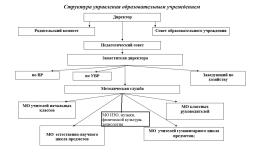 Структура управления образовательной организацией